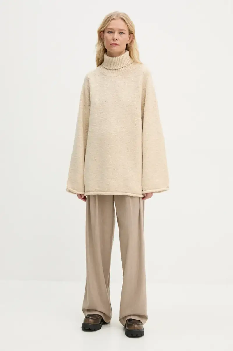 maglione in lana CHARICE donna colore beige Q72457003 miniatura 2