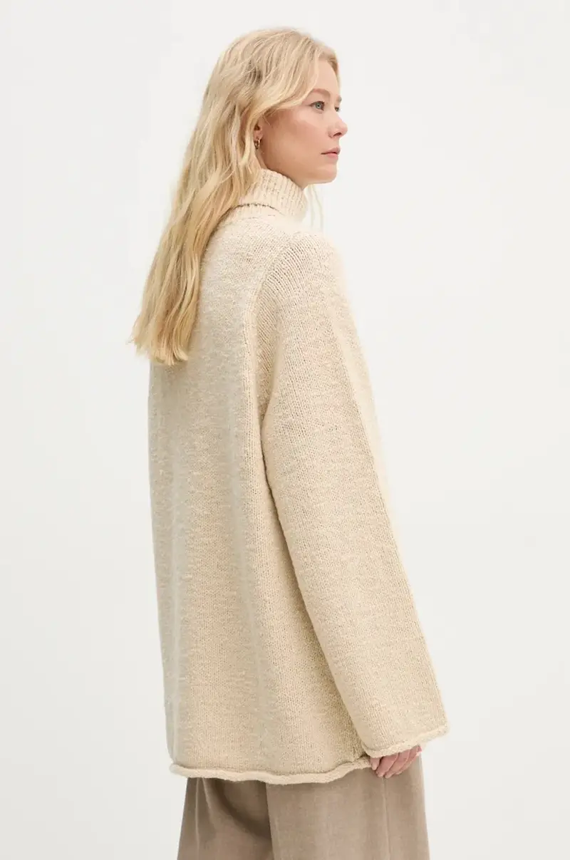 maglione in lana CHARICE donna colore beige Q72457003 miniatura 3