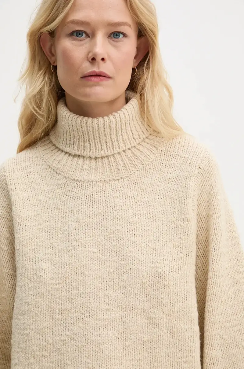 maglione in lana CHARICE donna colore beige Q72457003 miniatura 4