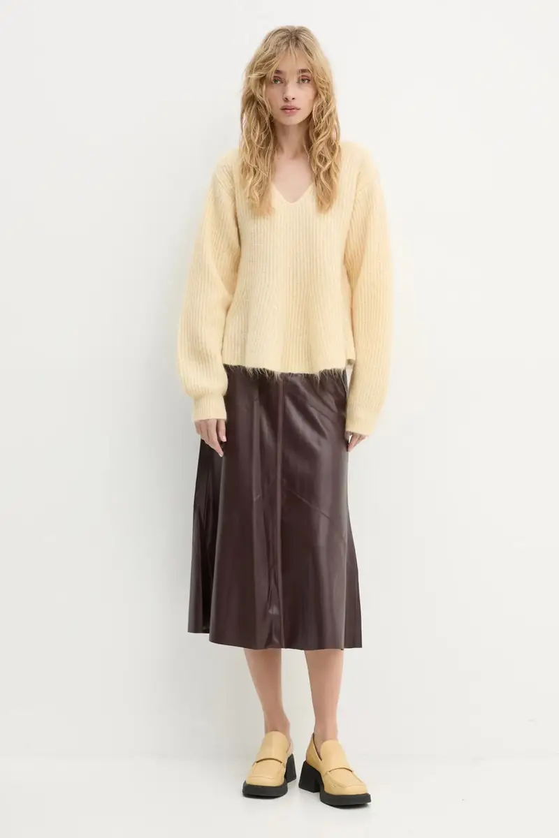 maglione in lana COVA donna colore giallo 103003 miniatura 2