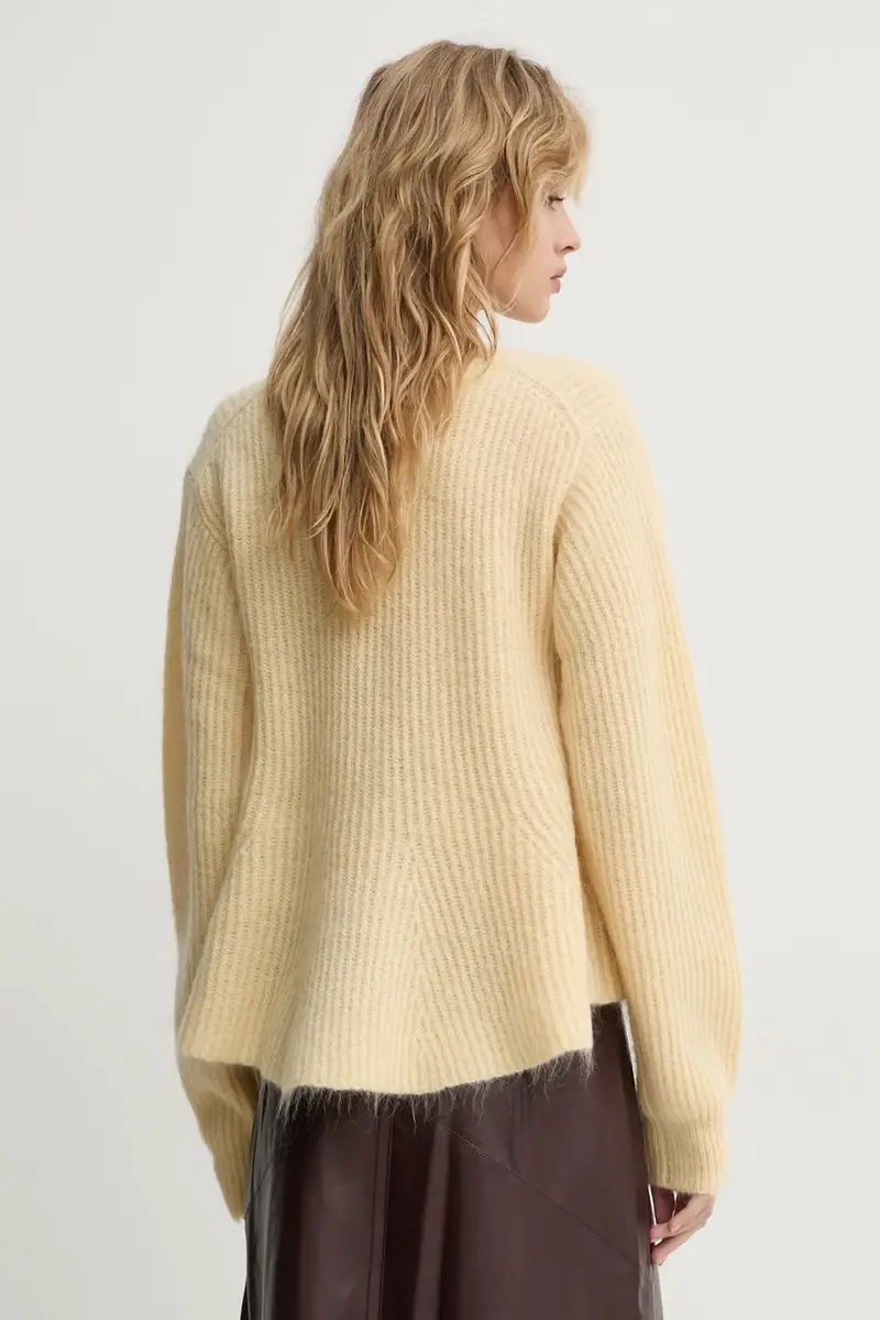 maglione in lana COVA donna colore giallo 103003 miniatura 3