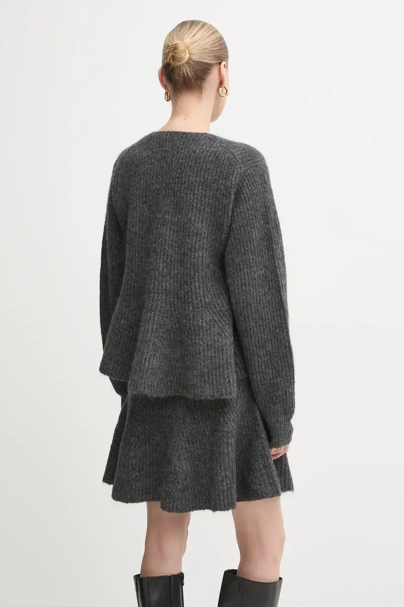 maglione in lana COVA donna colore grigio 103003 miniatura 3