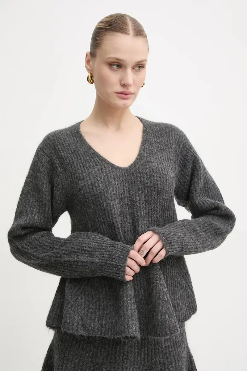 maglione in lana COVA donna colore grigio 103003