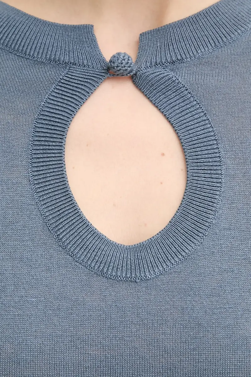 maglione in misto lana TALA donna colore grigio 103209 miniatura 5