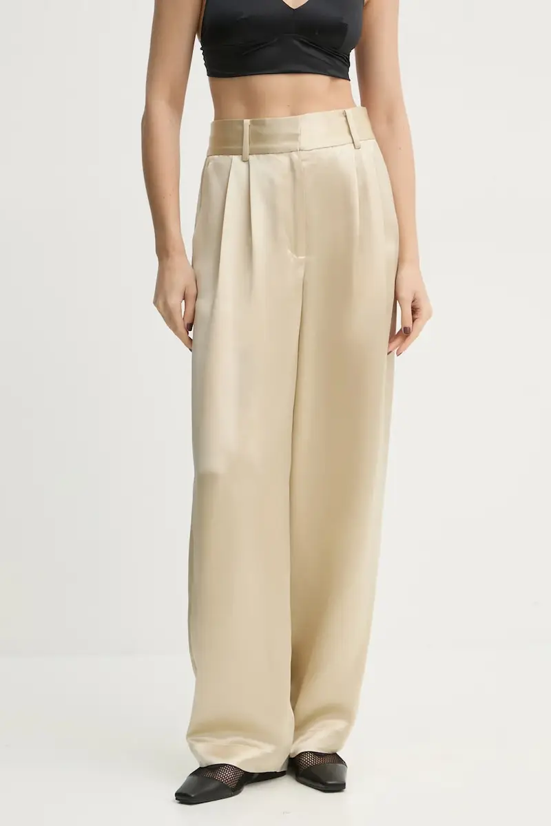 pantaloni donna colore beige