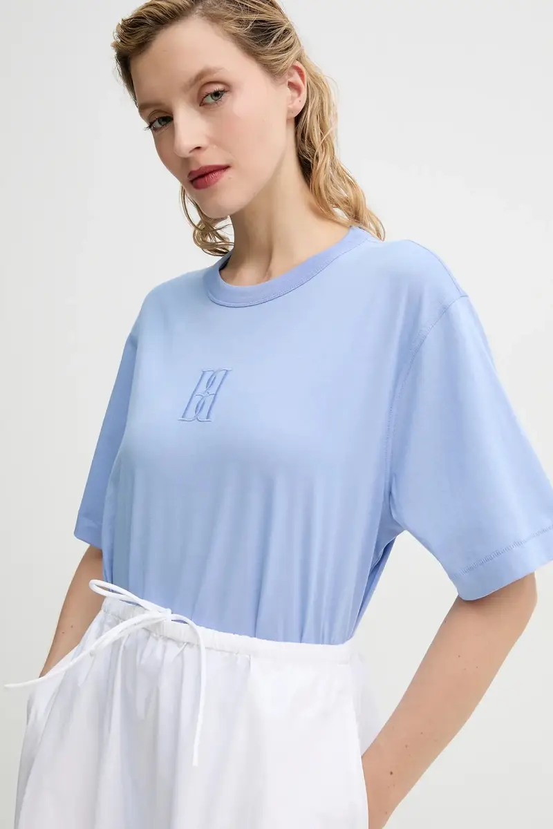 By Malene Birger T-shirt Donna Blu 3312633 miniatura 4