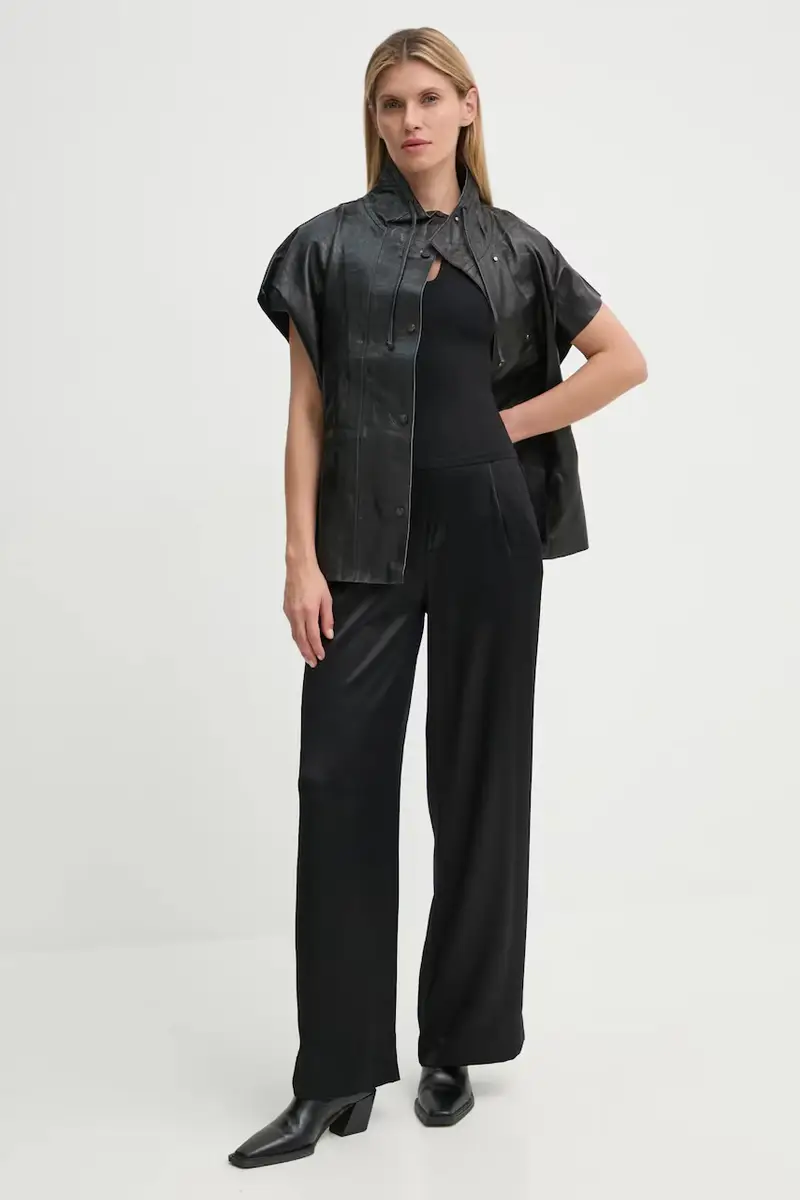 By Malene Birger T-shirt Donna Nero 3326973 miniatura 2