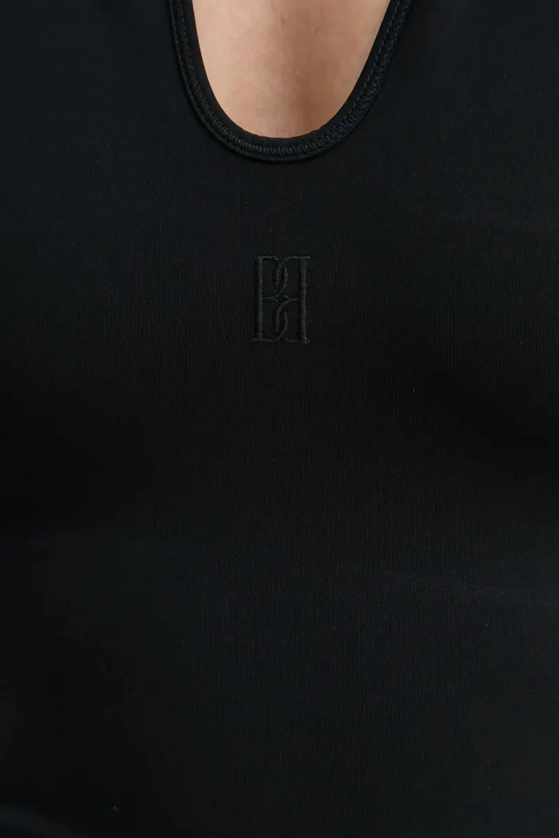 By Malene Birger T-shirt Donna Nero 3326973 miniatura 5