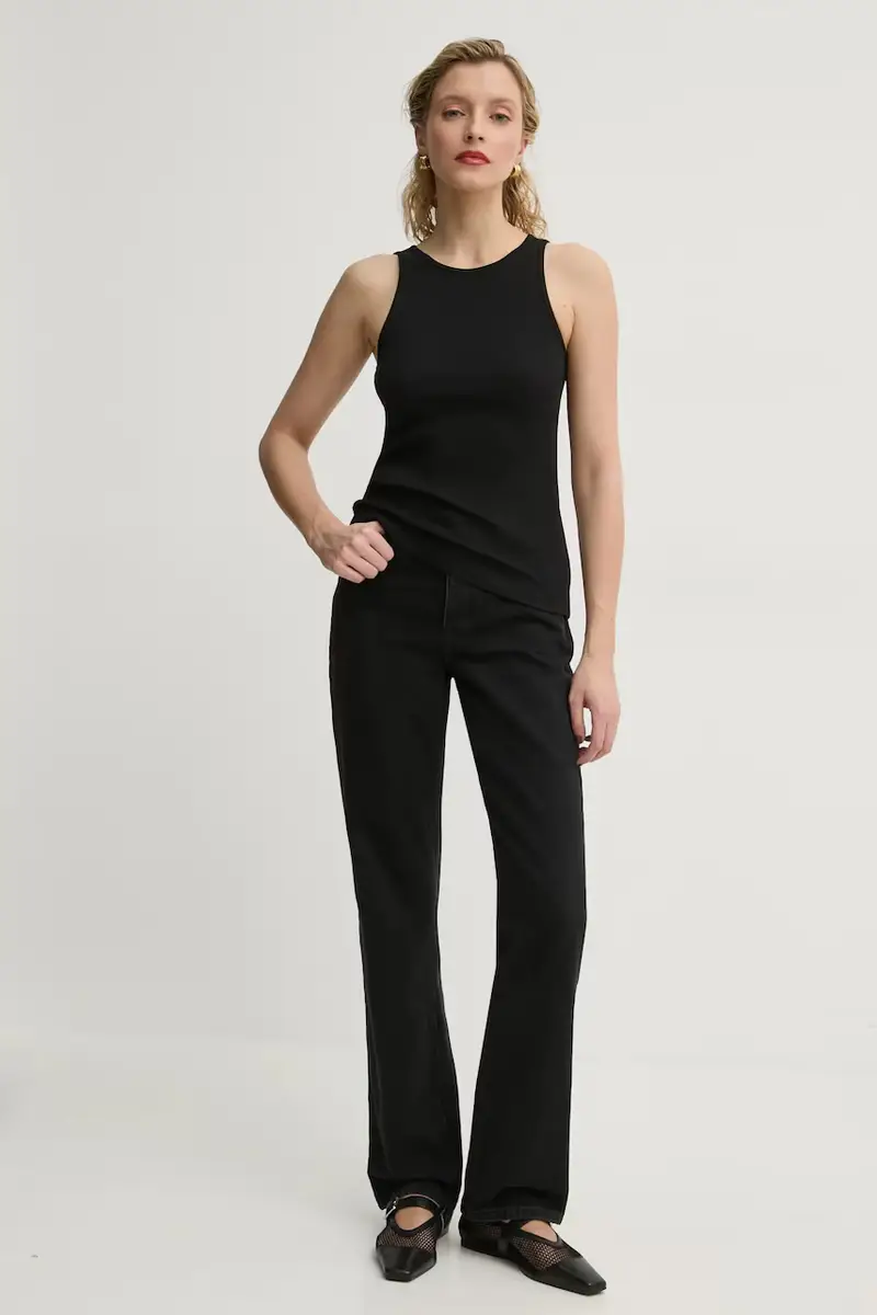 By Malene Birger Top Donna Nero 3327077 miniatura 2