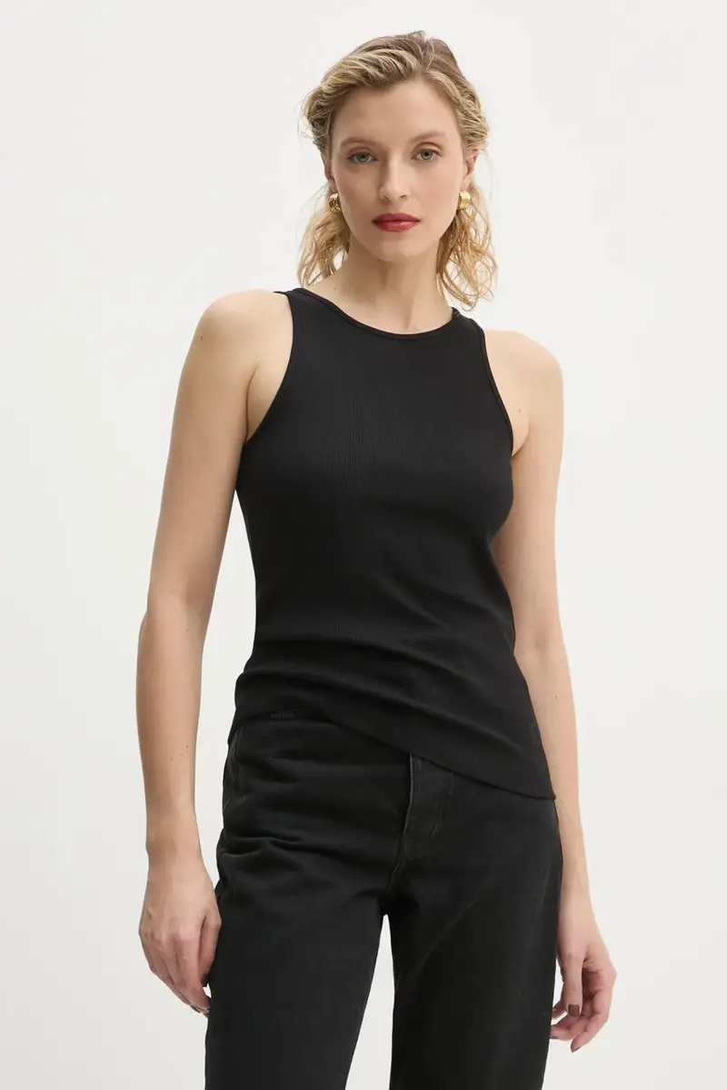 By Malene Birger Top Donna Nero 3327077 miniatura 4