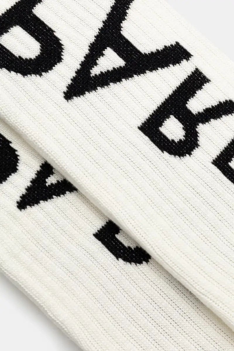 calzini Reversed flag logo crew colore bianco 54455 Beige miniatura 2