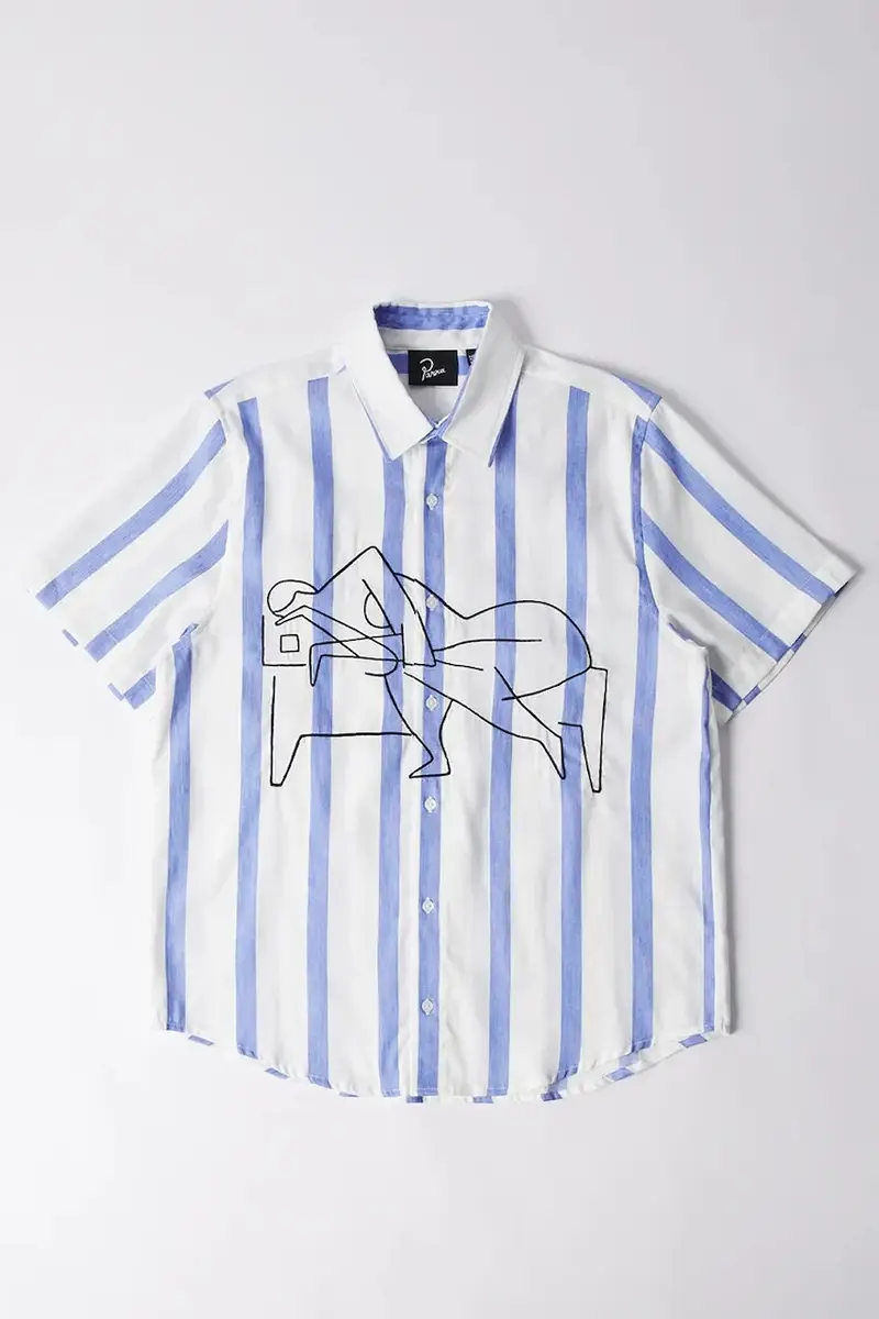 camicia di lino Sleep now uomo colore blu 53240