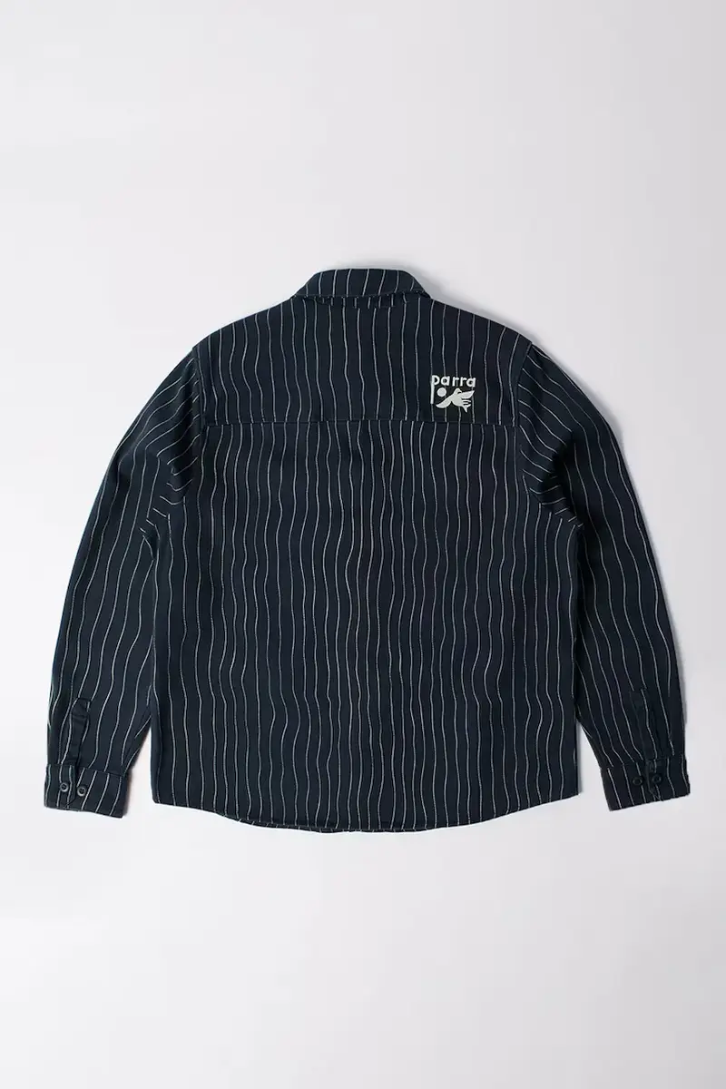 camicia in cotone Meandering lines uomo colore blu navy 54236 miniatura 2