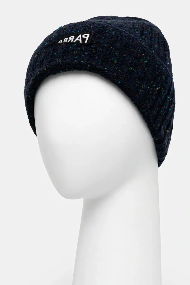 cappello con lana Reversed flag colore blu 54476 Blu navy miniatura 2