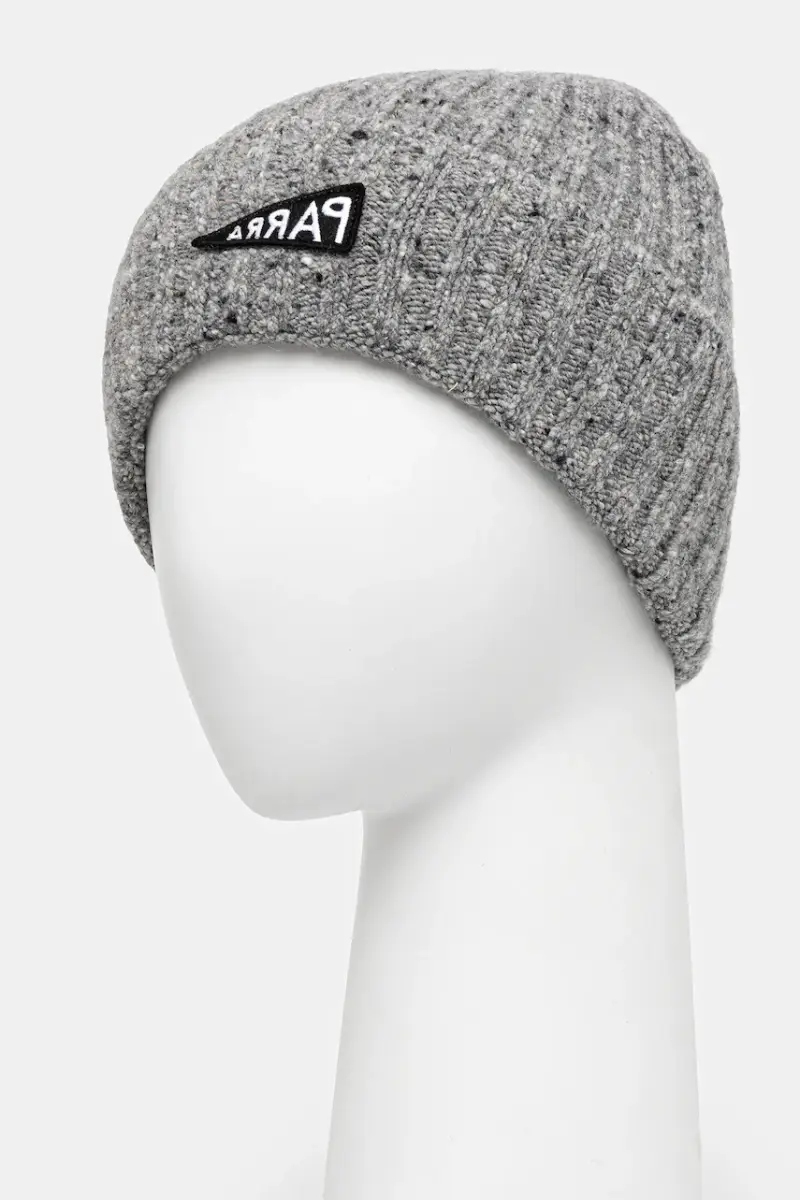 cappello con lana Reversed flag colore grigio 54477 miniatura 2