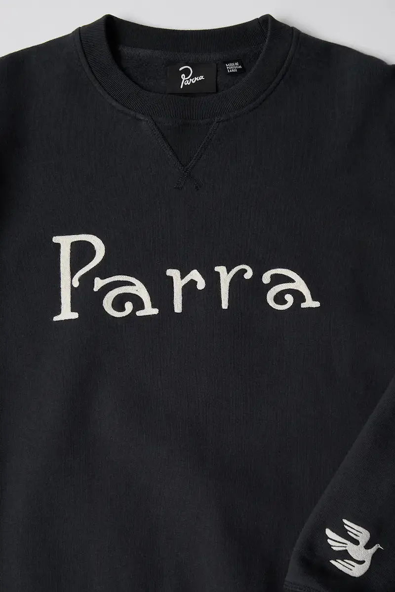 felpa in cotone Weird trad logo uomo colore blu navy 54320 miniatura 2