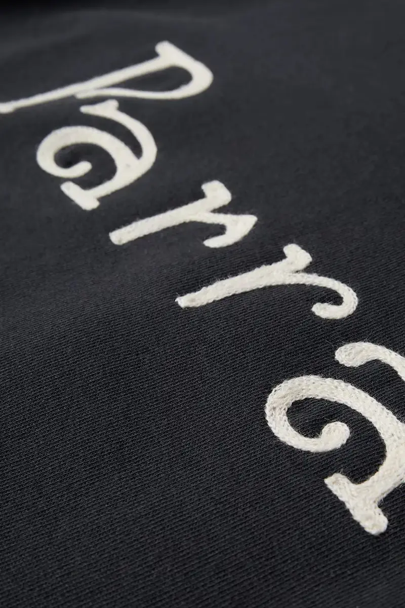 felpa in cotone Weird trad logo uomo colore blu navy 54320 miniatura 3