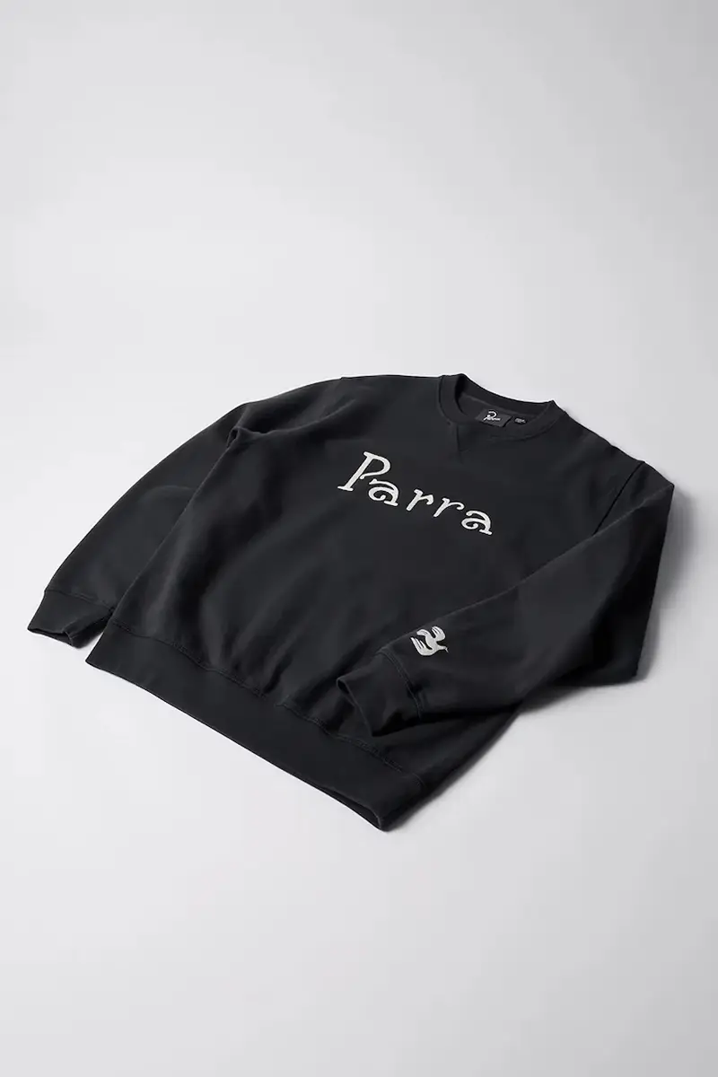 felpa in cotone Weird trad logo uomo colore blu navy 54320 miniatura 5