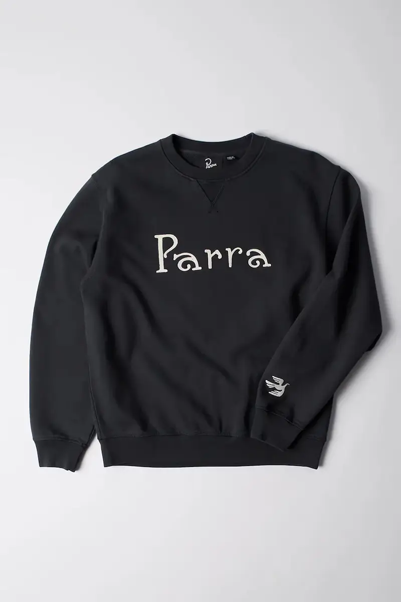 felpa in cotone Weird trad logo uomo colore blu navy 54320