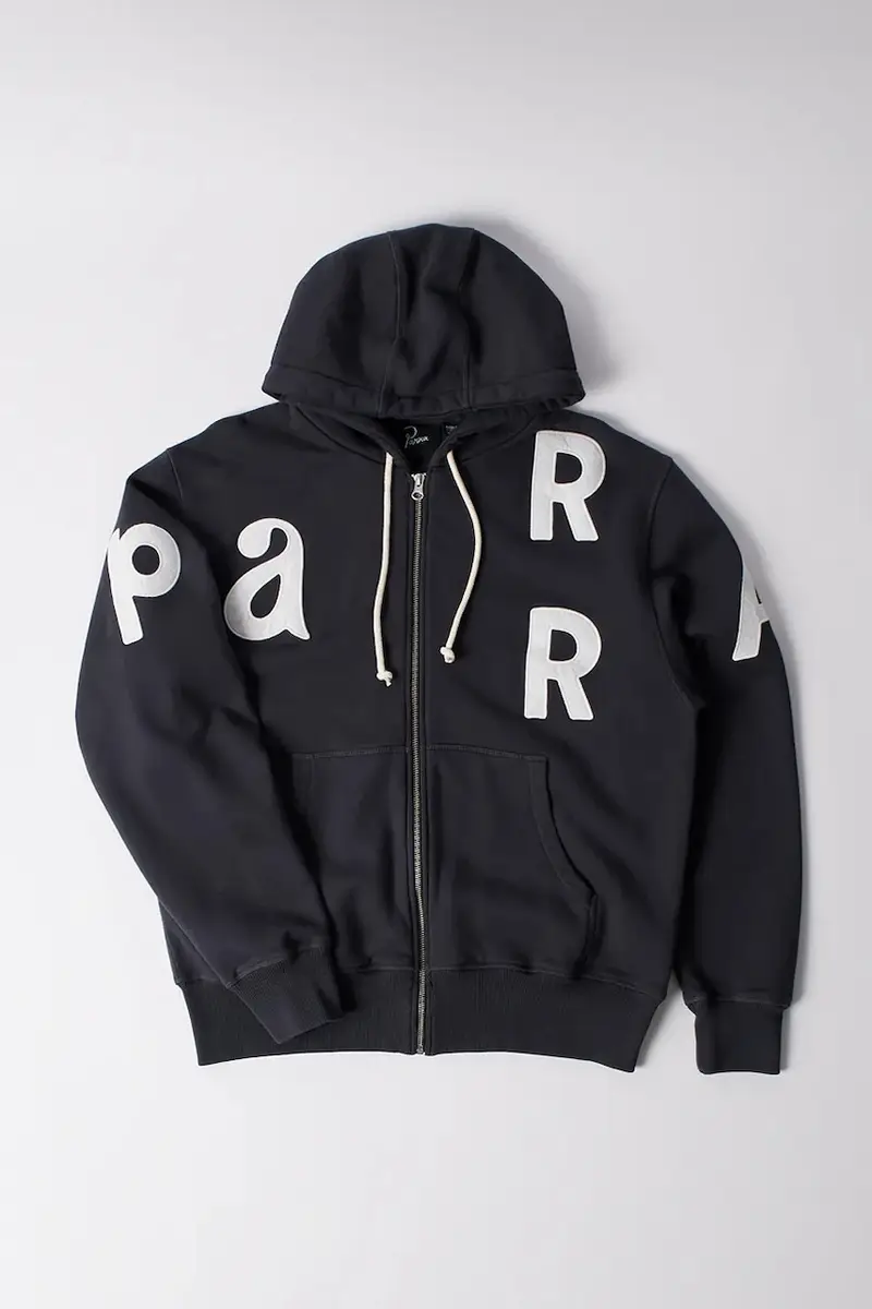 felpa Word salad uomo colore blu navy con cappuccio 54131