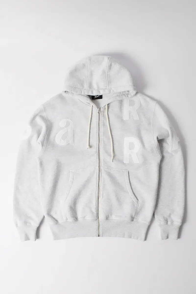 felpa Word salad uomo colore grigio con cappuccio 54130