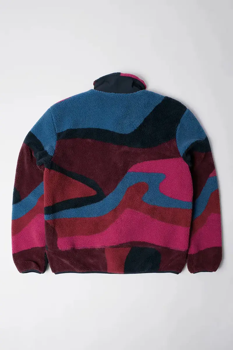 giacca Full ftp booster polar fleece colore rosso 54345 miniatura 2