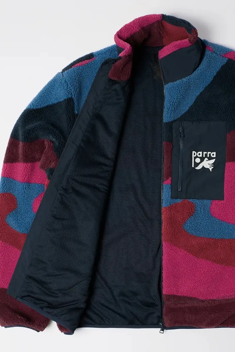 giacca Full ftp booster polar fleece colore rosso 54345 miniatura 3