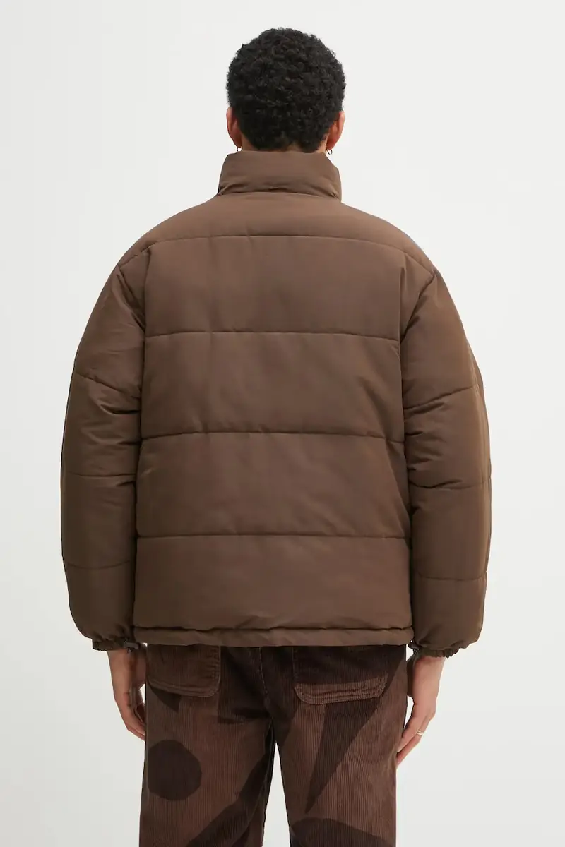 giacca reversibile Protect the sun reversible puffer colore marrone 54435 miniatura 3