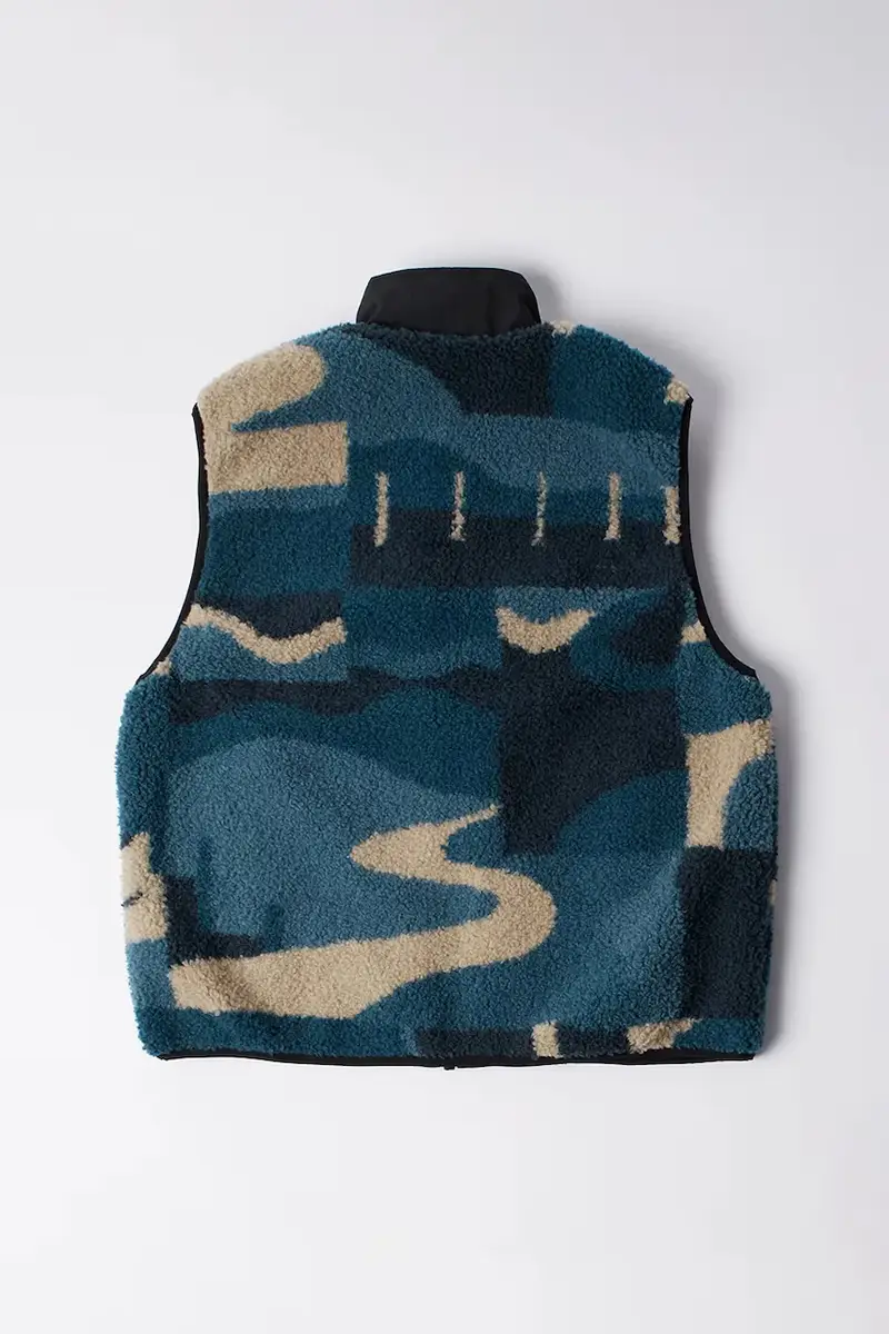 gilet reversibile Infinite bird reversible colore blu navy 54250 miniatura 2