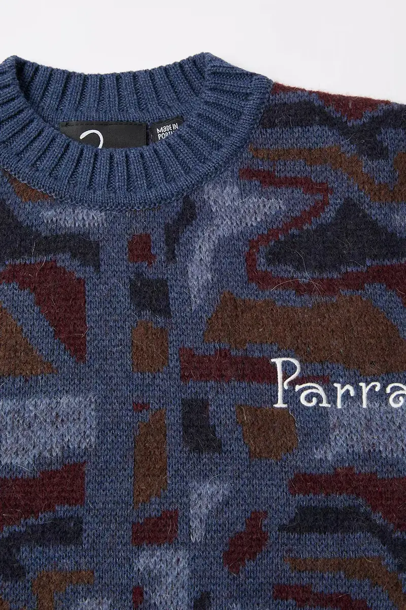 maglione in misto lana Repeat ftp booster knitted uomo colore blu 54335 miniatura 4