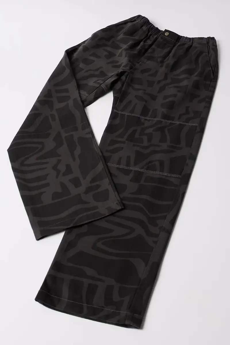 pantaloni in cotone Broken ftp uomo colore nero 54341 miniatura 3