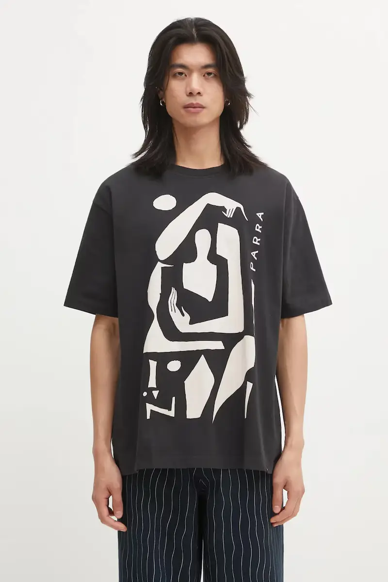 by Parra T-shirt Uomo Nero 3798613