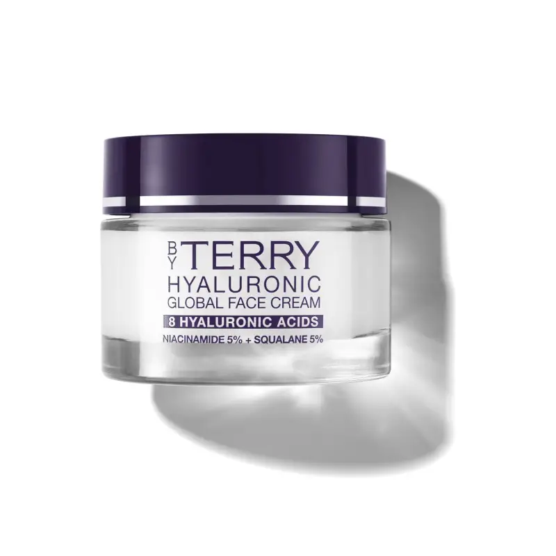 Hyaluronic Global Face Cream - Trattamento antietà pelli mature,Crema antirughe,Crema viso giorno illuminante