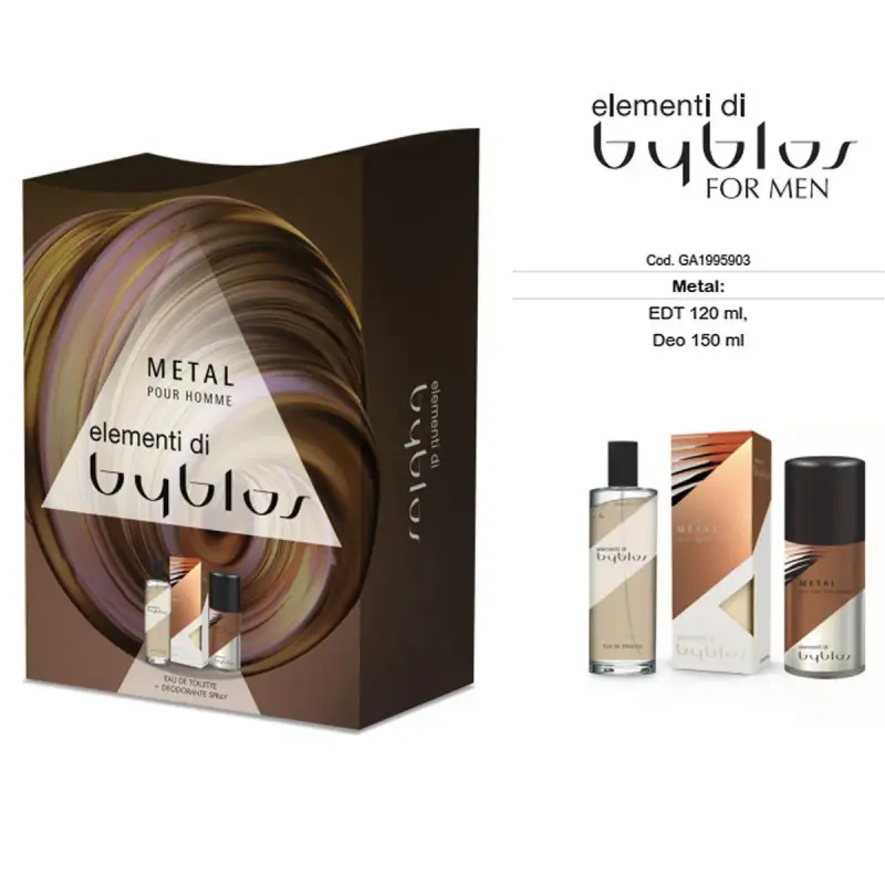 Elementi METAL EDT120ml + Deo 150ml
