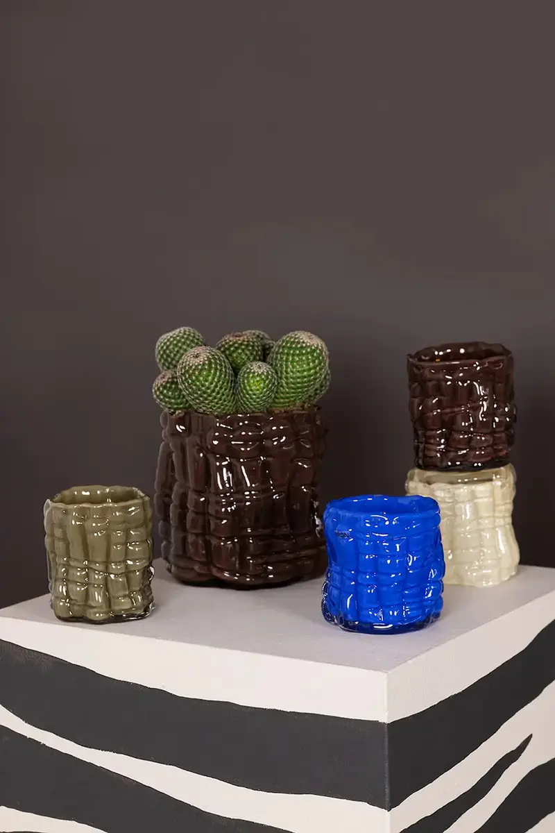 candeliere decorativo Laranne 16 cm M colore marrone miniatura 4