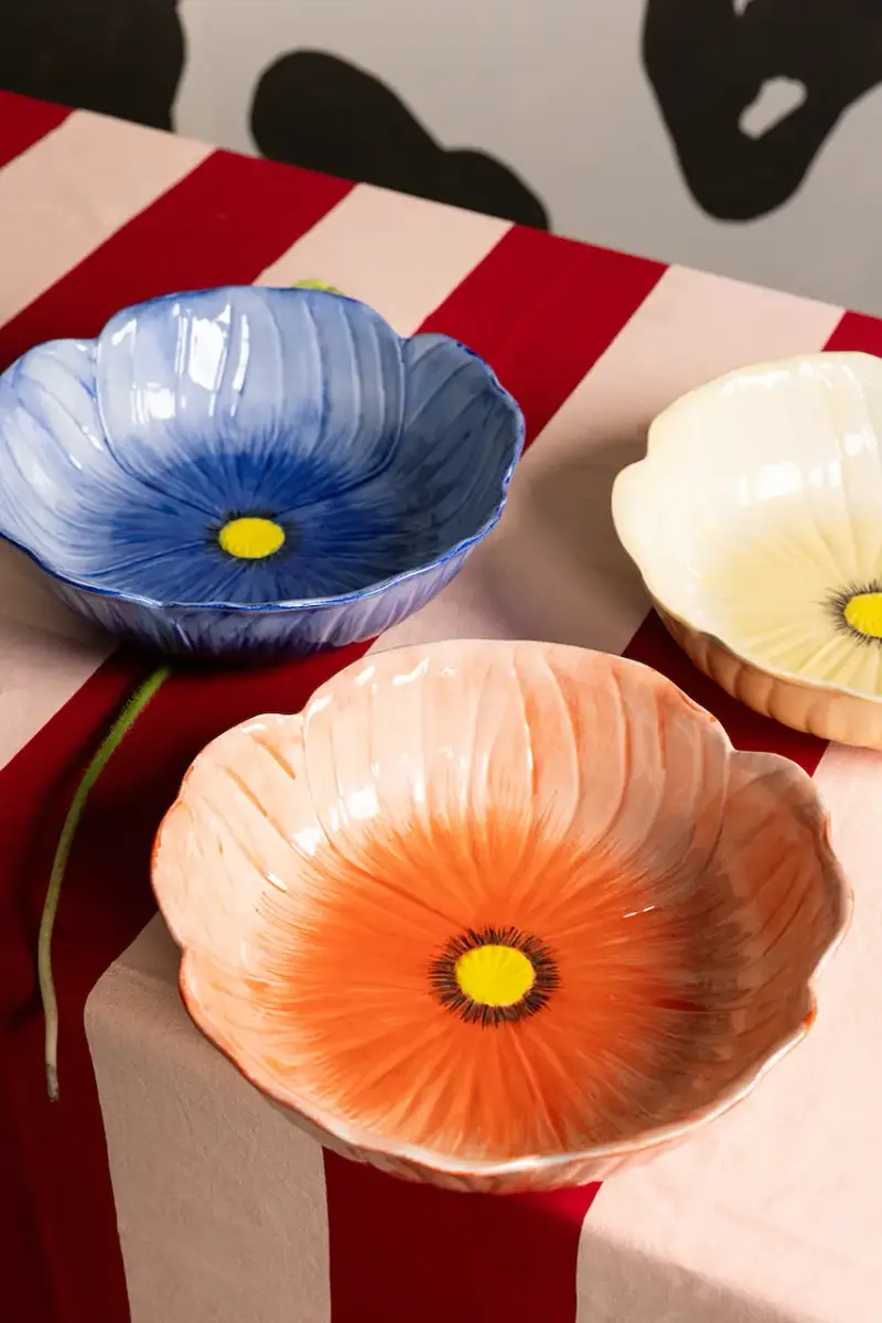 ciotola da servire Poppy 30 cm L colore arancione miniatura 3