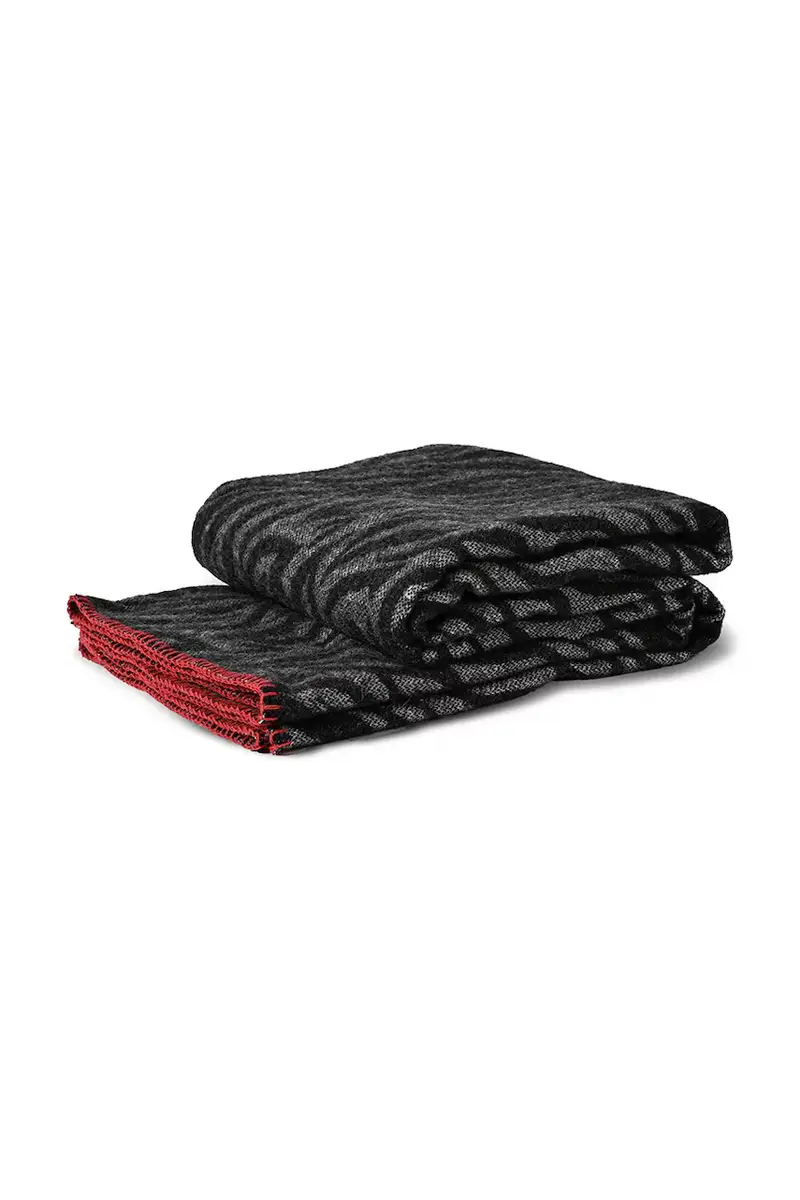 coperta con lana Anima 130 x 160 cm colore nero
