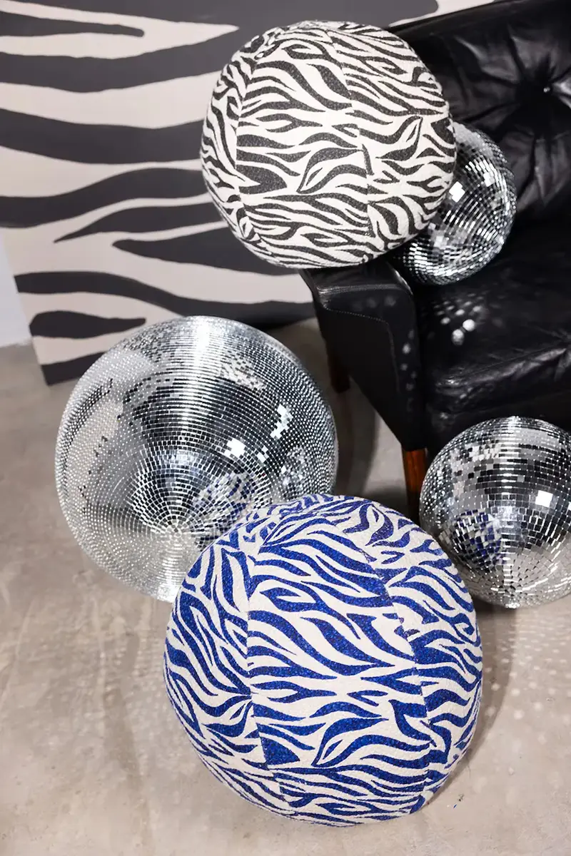 cuscino decorativo Anima 35 x 35 cm colore blu miniatura 2