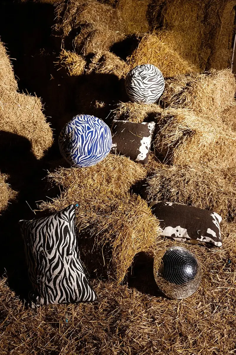 cuscino decorativo Anima 35 x 35 cm colore blu miniatura 4