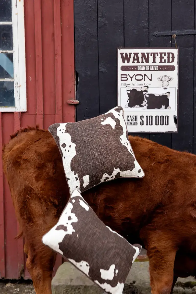 cuscino decorativo Anima 40 x 60 cm L colore marrone miniatura 2