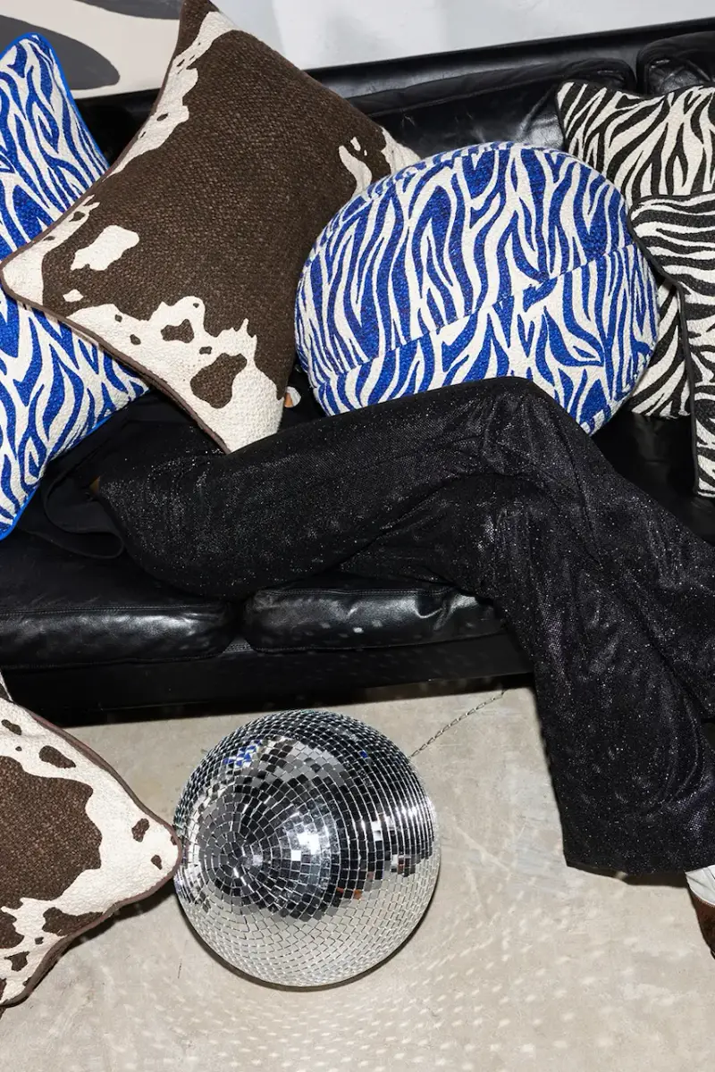 cuscino decorativo Anima 40 x 60 cm L colore nero miniatura 3