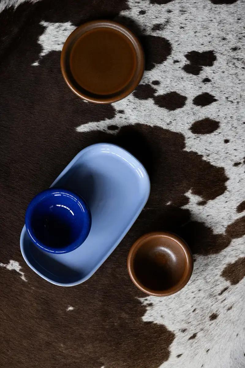 piatto da portata Porto 18 x 30 cm Blu miniatura 3