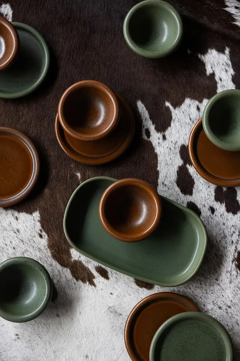 piatto da portata Porto 18 x 30 cm Verde miniatura 2