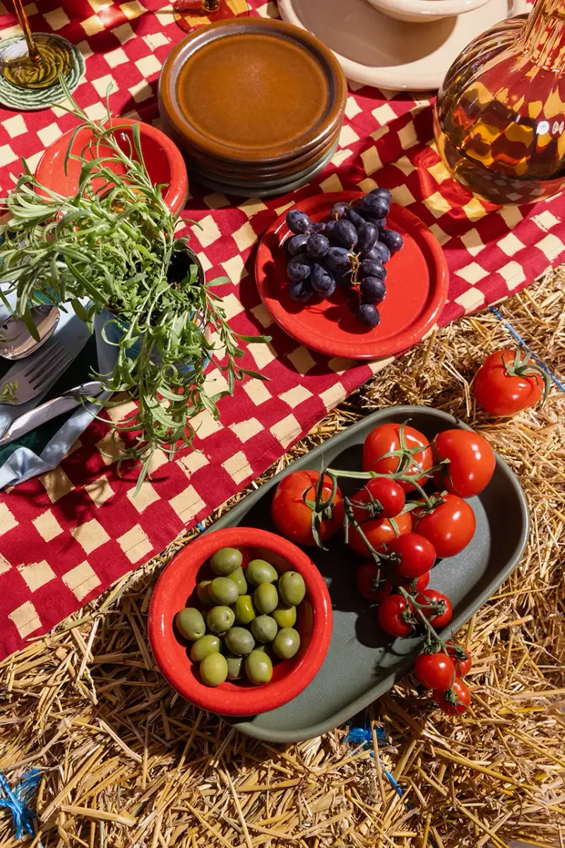 piatto da portata Porto 18 x 30 cm Verde miniatura 4