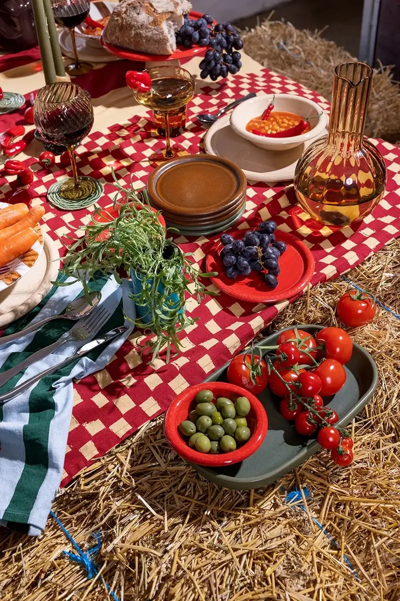 piatto da portata Porto 18 x 30 cm Verde miniatura 5