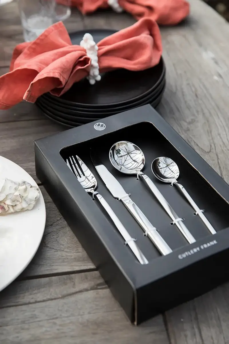 set di posate per 4 persone Frank 16-pack colore grigio miniatura 2