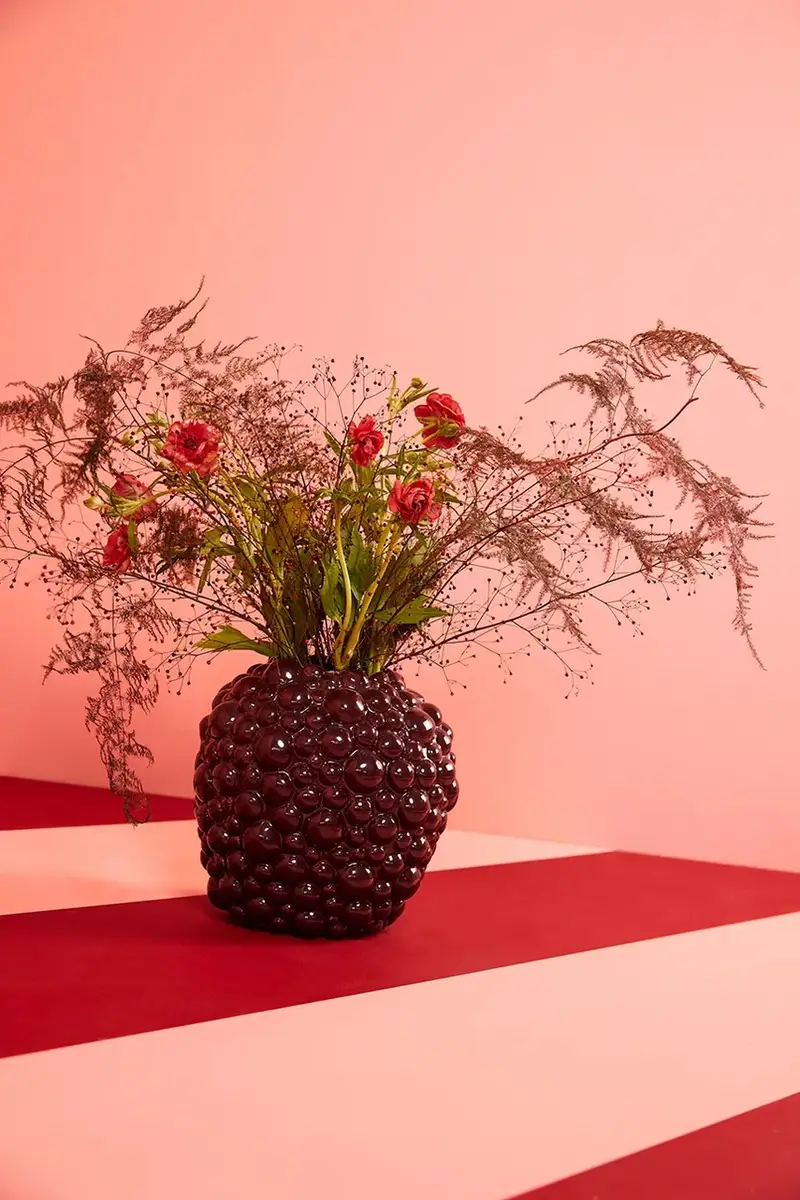 vaso decorativo Celeste Granata miniatura 4