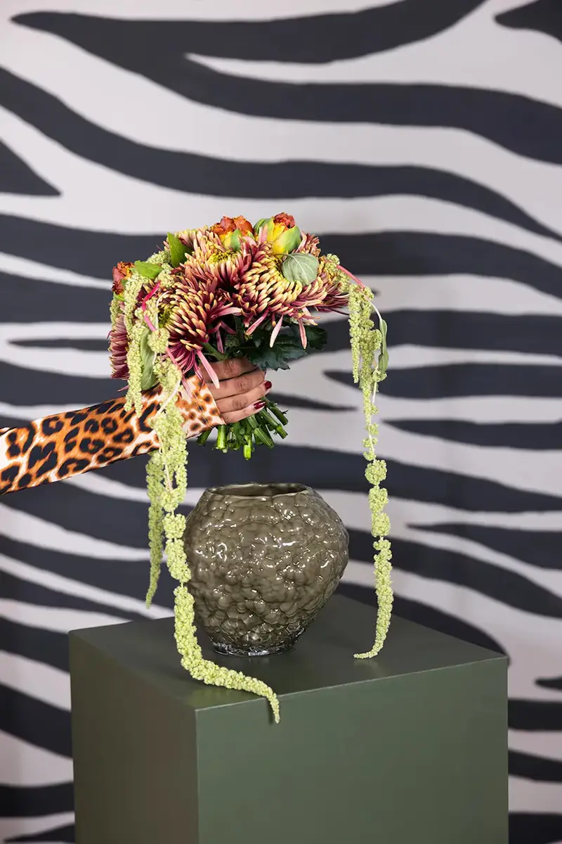 vaso decorativo Corallo 17, 5 cm XS Beige miniatura 3