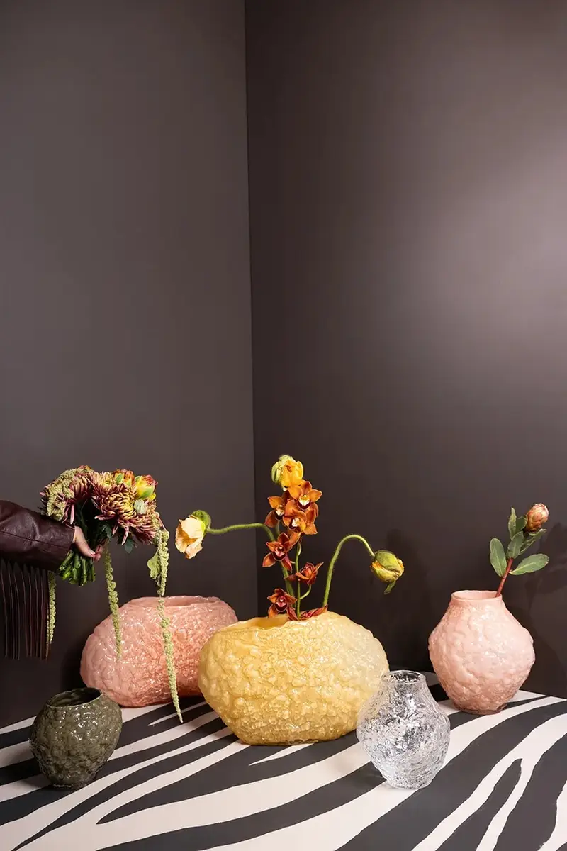 vaso decorativo Corallo 17, 5 cm XS Beige miniatura 4