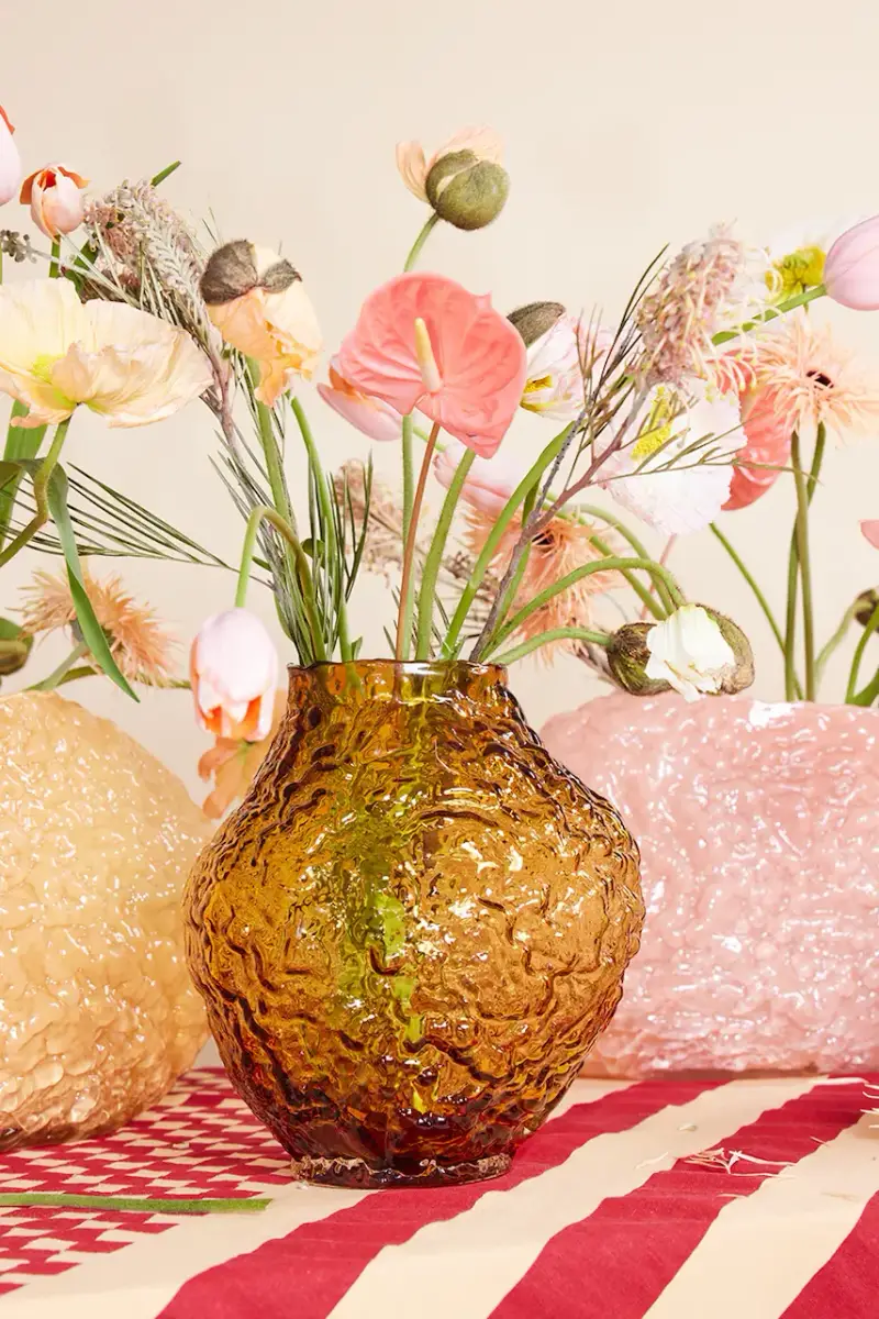 vaso decorativo Corallo M Giallo miniatura 2